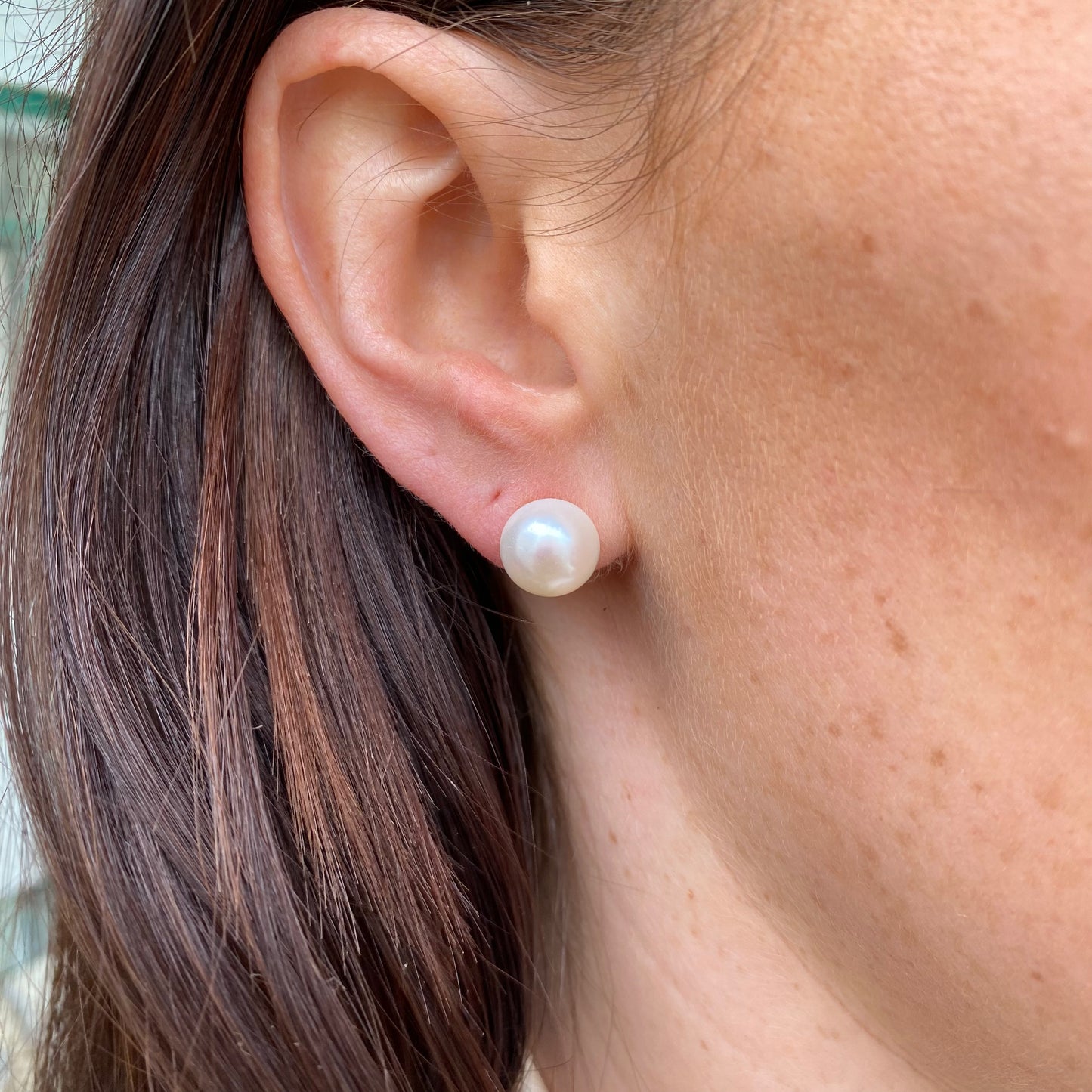 Sunshine 10mm Freshwater Pearl Stud Earrings - John Ross Jewellers