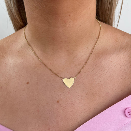 Sunshine Heart Disc Necklace - John Ross Jewellers
