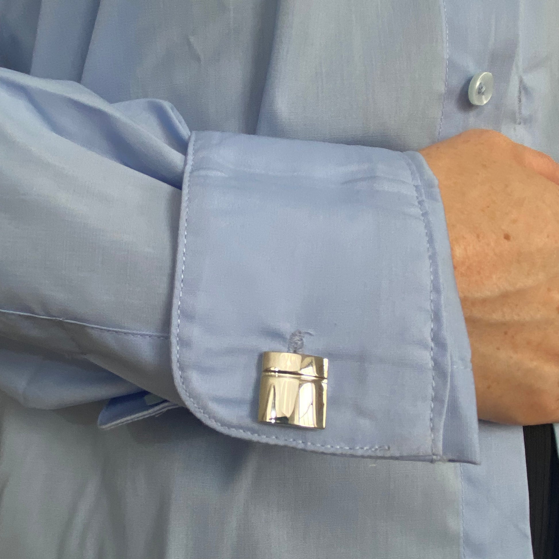 Rhodium Plated Cuff Links | Square - John Ross Jewellers