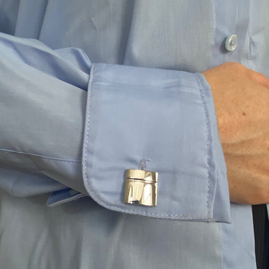 Rhodium Plated Cuff Links | Square - John Ross Jewellers