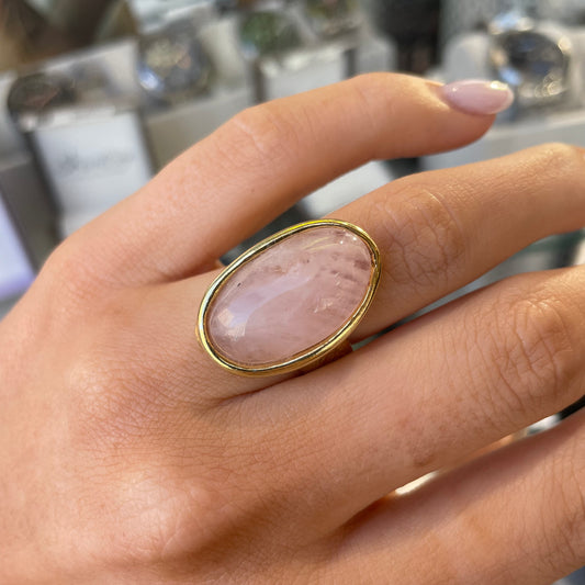 Morganite Ring | Oval - John Ross Jewellers