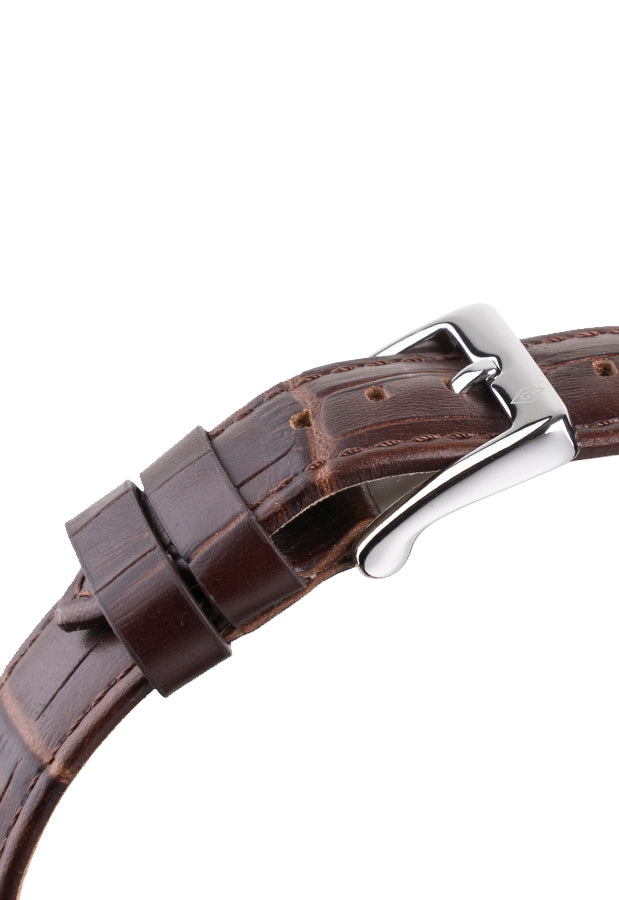 Gant Park Hill III Brown Leather | Silver - John Ross Jewellers