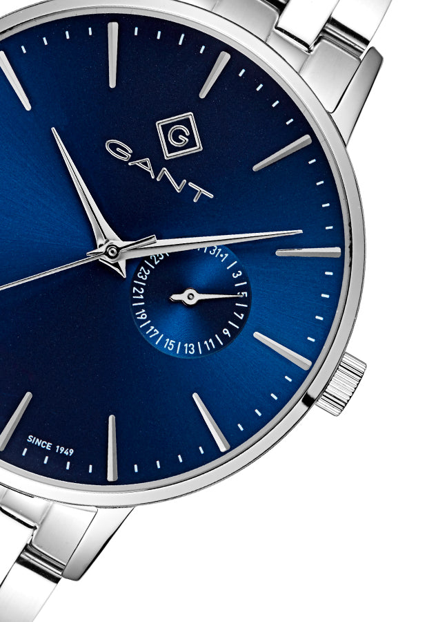 Gant Park Hill III Silver | Marine - John Ross Jewellers