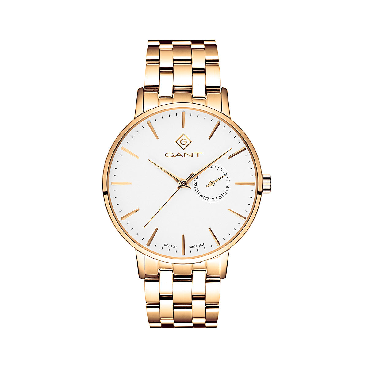 Gant Park Hill III Gold | White - John Ross Jewellers