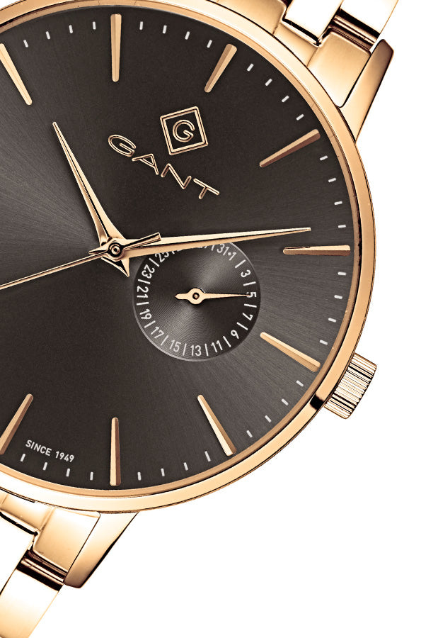 Gant Park Hill III Gold | Antracite - John Ross Jewellers