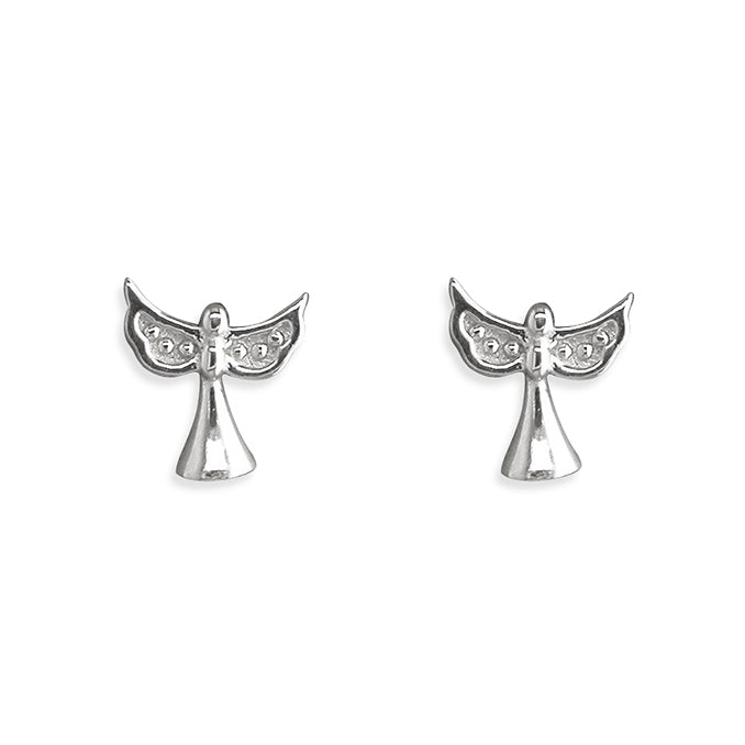 Small Angel Stud Earrings - John Ross Jewellers