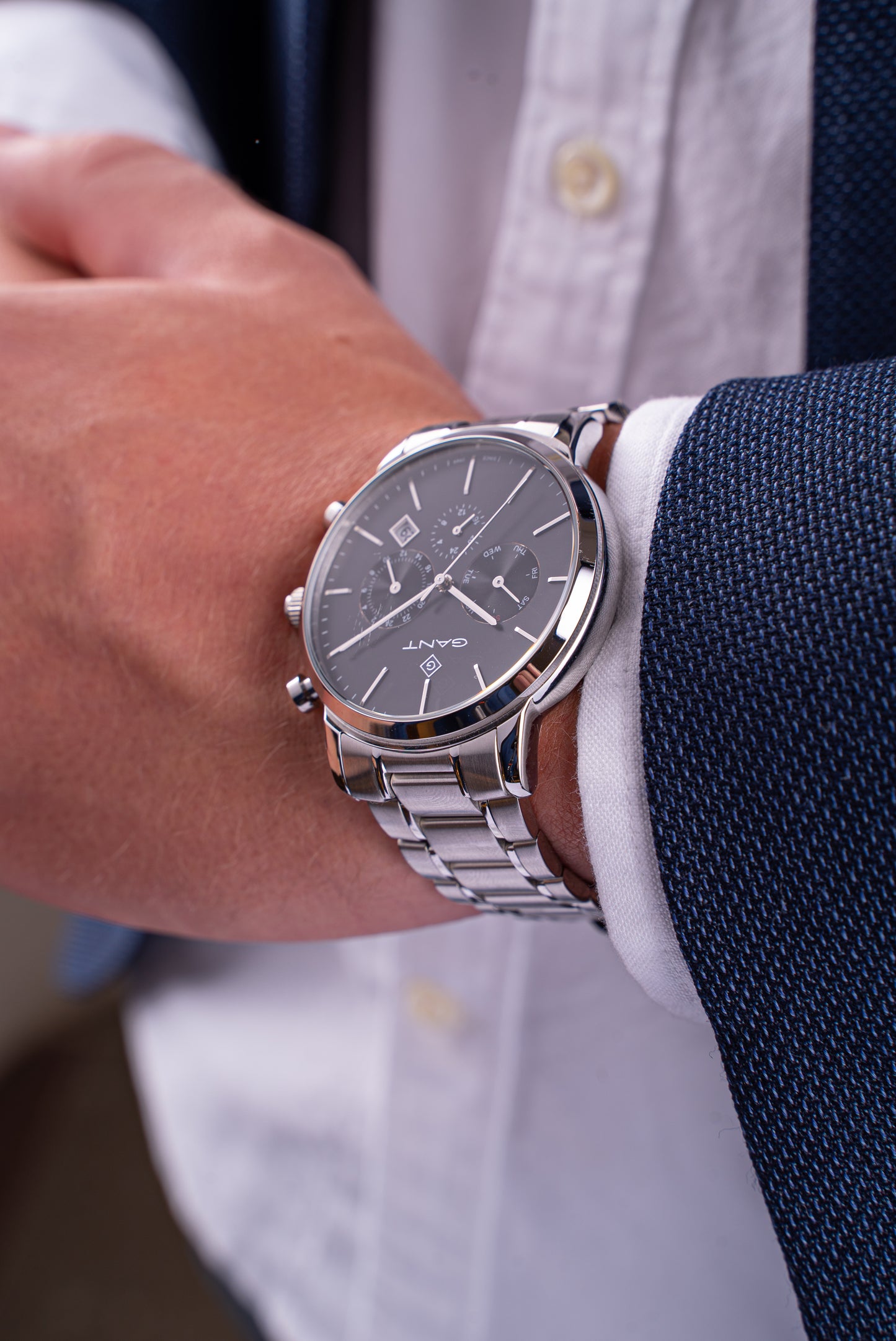 Gant Cleveland Silver | Black - John Ross Jewellers