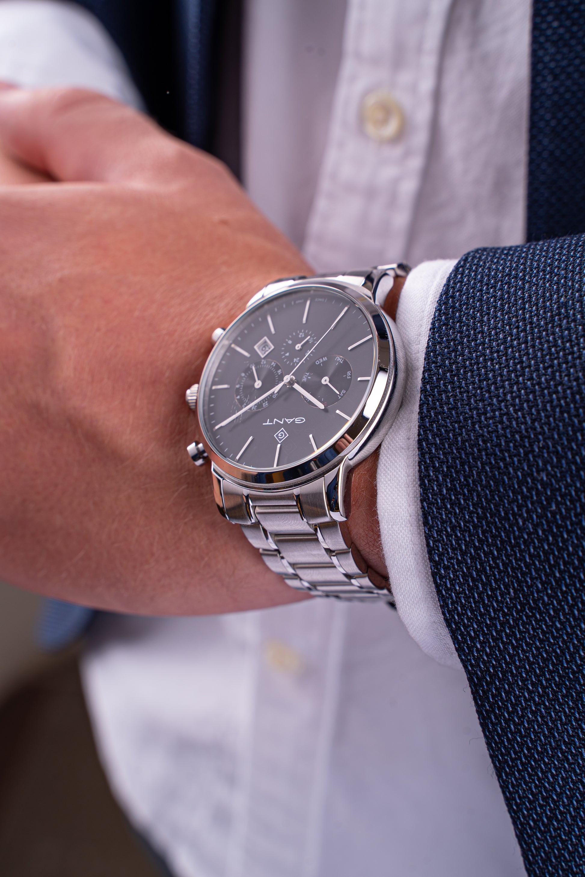 Gant Cleveland Silver | Black - John Ross Jewellers