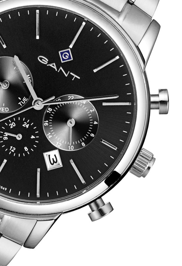 Gant Cleveland Silver | Black - John Ross Jewellers