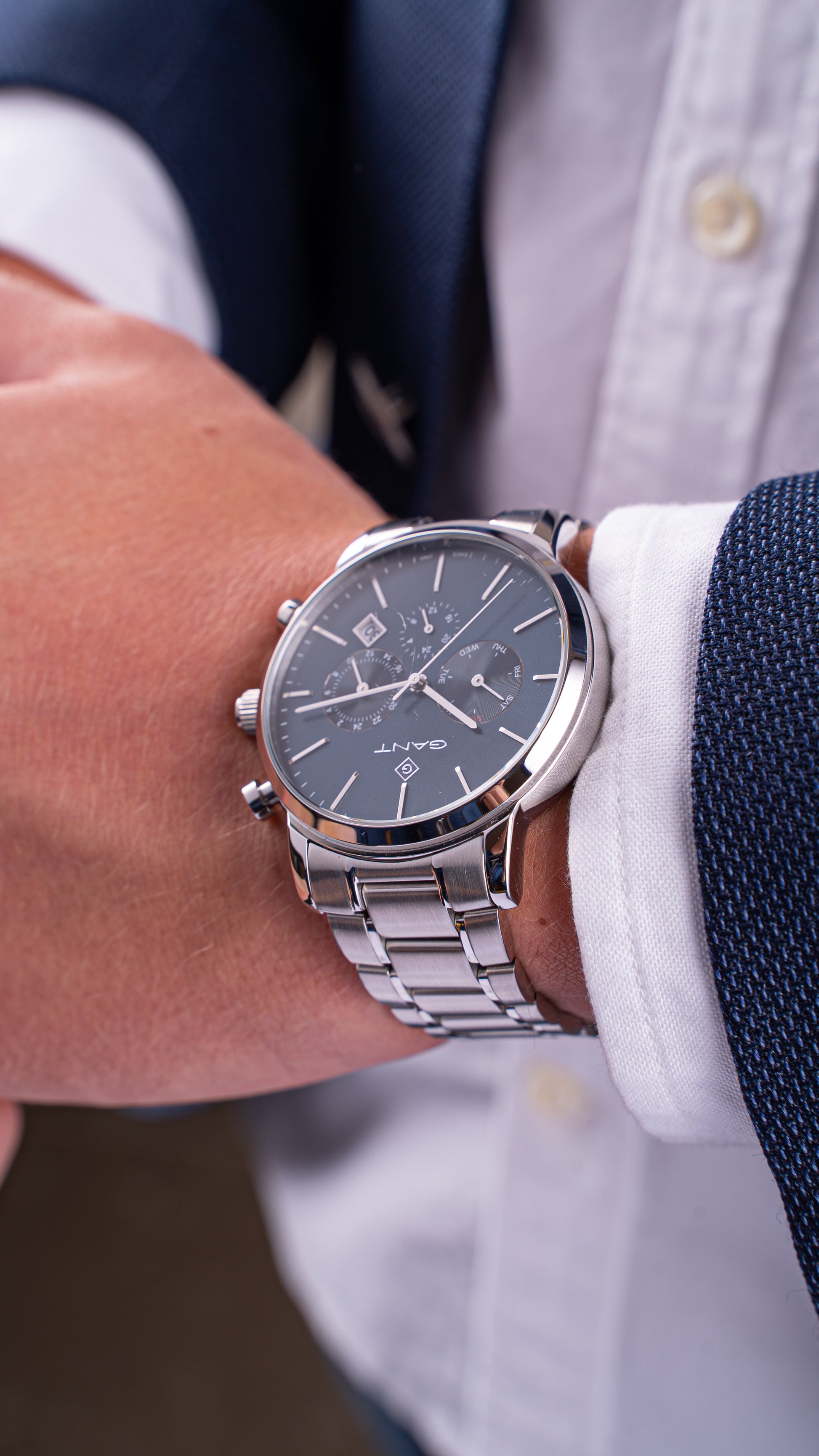 Gant Cleveland Silver | Teal - John Ross Jewellers