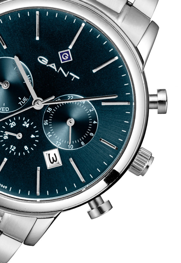 Gant Cleveland Silver | Teal - John Ross Jewellers