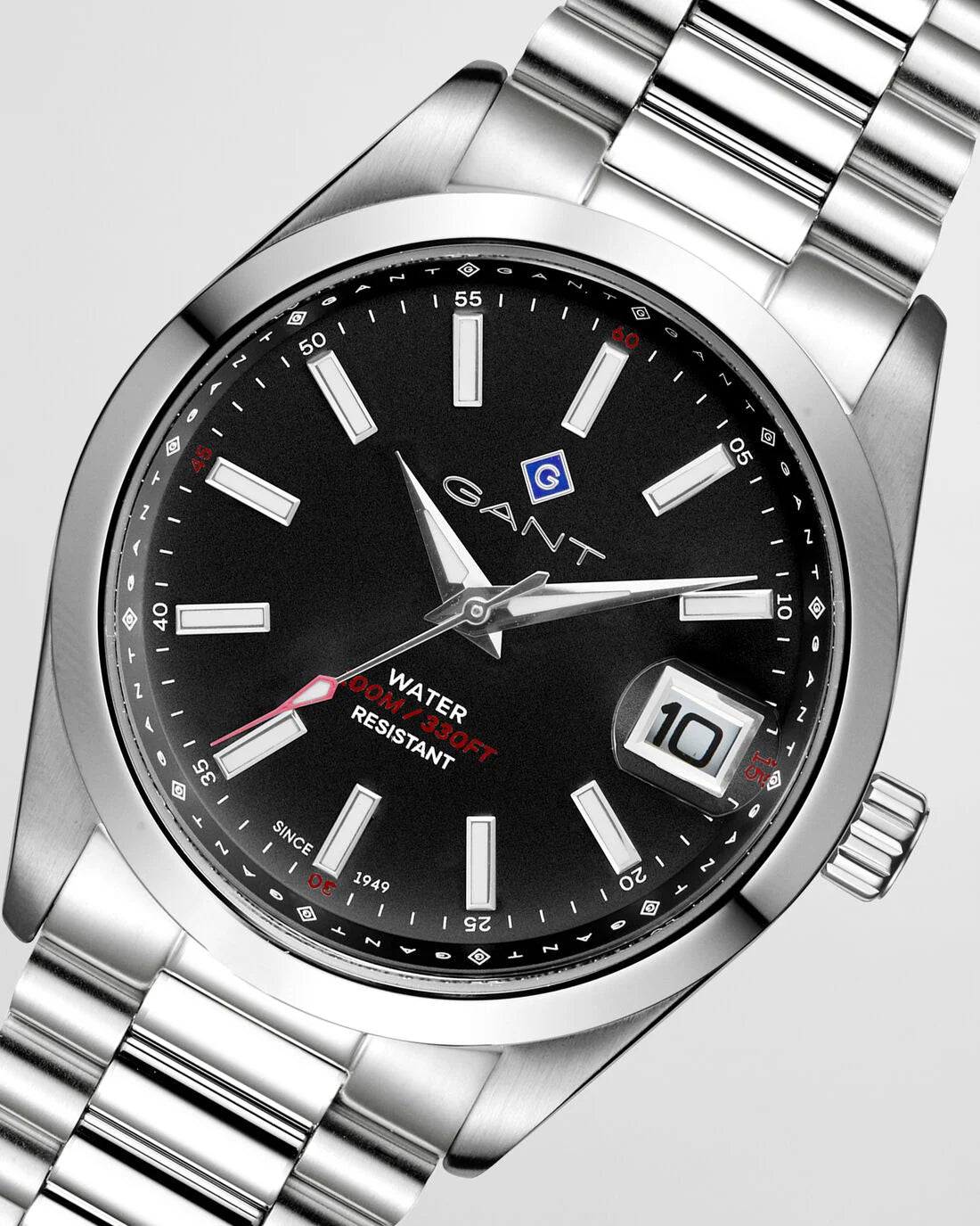 Gant Eastham Silver | Ebony Black - John Ross Jewellers