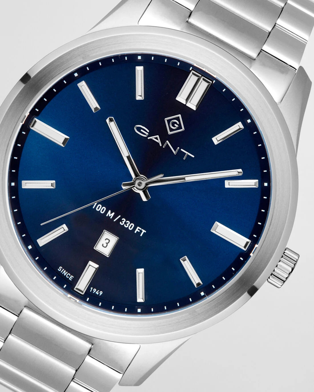 Gant Bridgeton Silver | Night Blue - John Ross Jewellers