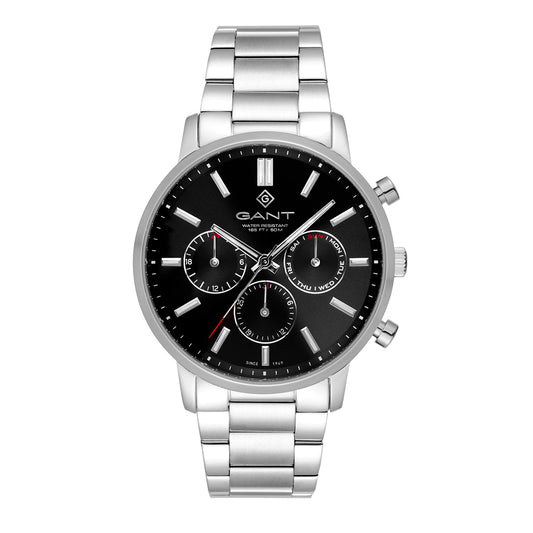 Gant East Hill Day-Date Silver | Black - John Ross Jewellers