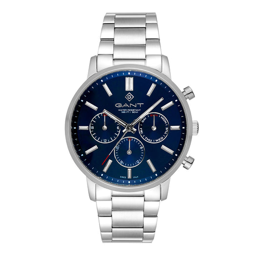 Gant East Hill Day-Date Silver | Classic Blue - John Ross Jewellers