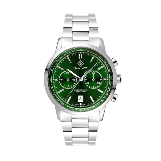 Gant Bergamo Silver | Forest Green - John Ross Jewellers