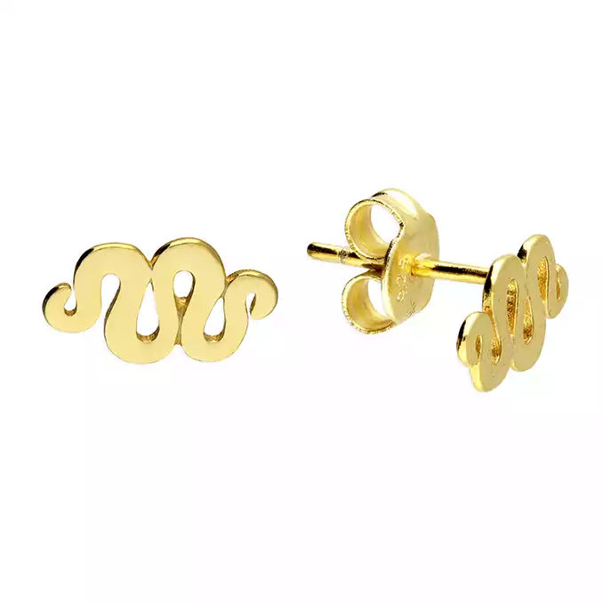 Sunshine Serpent Stud Earrings