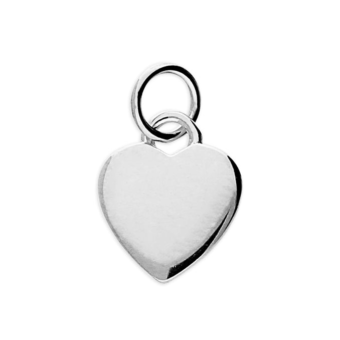 Silver Tiny Heart Charm - John Ross Jewellers