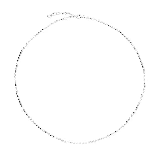 Silver Seed Chain Anklet | 25.5cm - John Ross Jewellers
