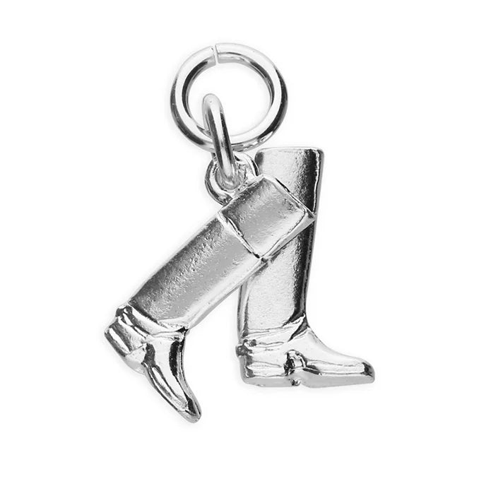 Silver Riding Boots Charm - John Ross Jewellers