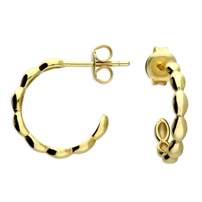 Sunshine Seed Hoop Earrings
