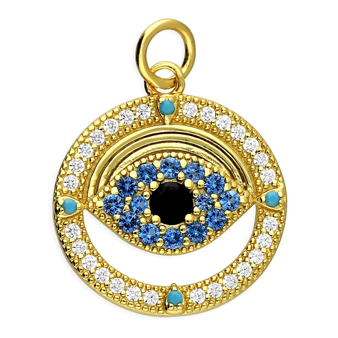 Sunshine Evil Eye Necklace