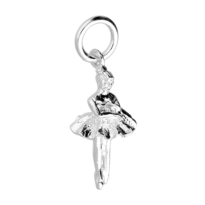 Silver Tiny Dancer Ballerina Charm - John Ross Jewellers