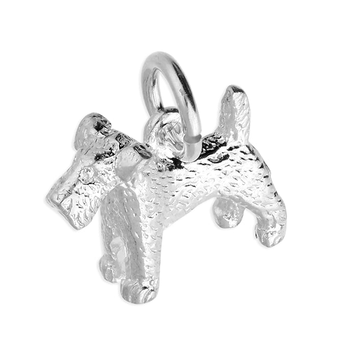 Silver Tiny Terrier Charm - John Ross Jewellers