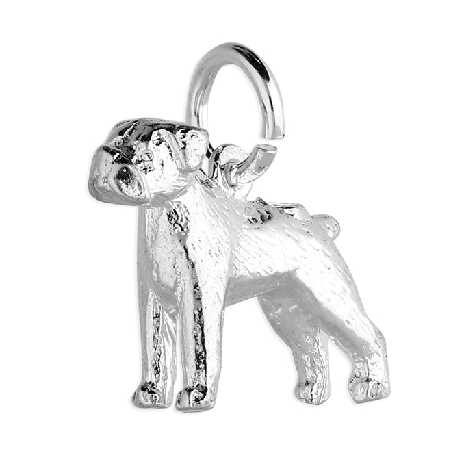 Silver Beautiful Boxer Charm - John Ross Jewellers