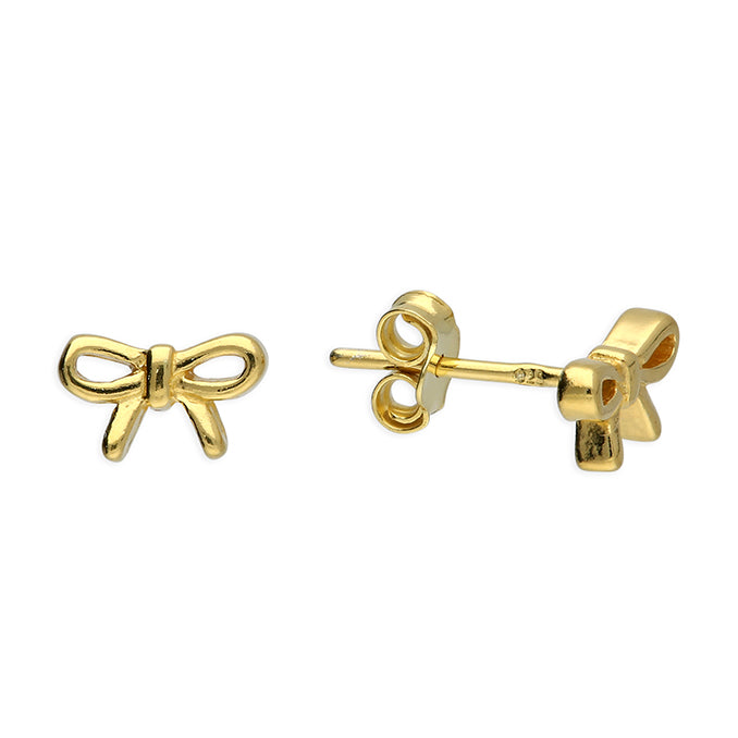 Sunshine Simple Bow Stud Earrings