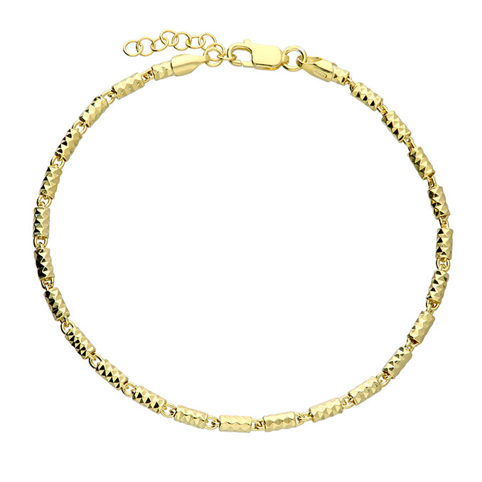 Sunshine Pretty Cylinders Anklet