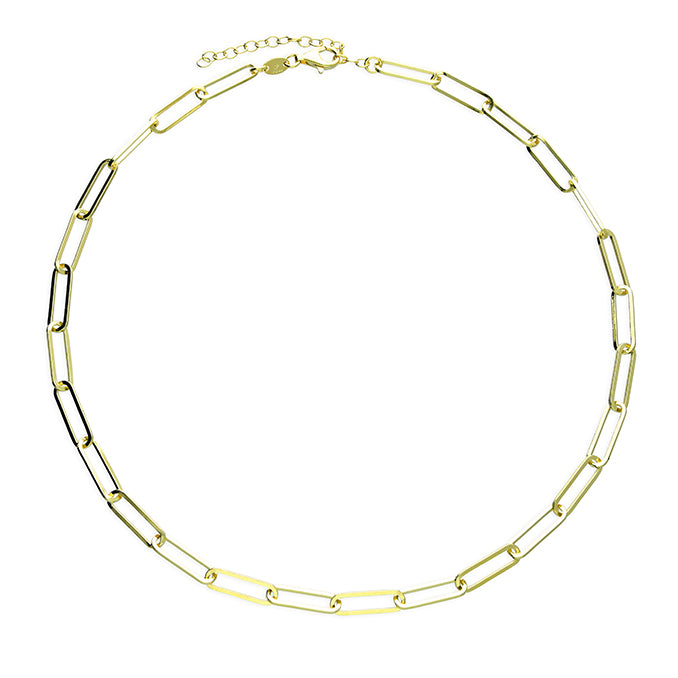 Sunshine Paperlink Necklace | 41-46cm - John Ross Jewellers
