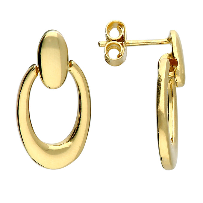 Sunshine Doorknocker Drop Earrings
