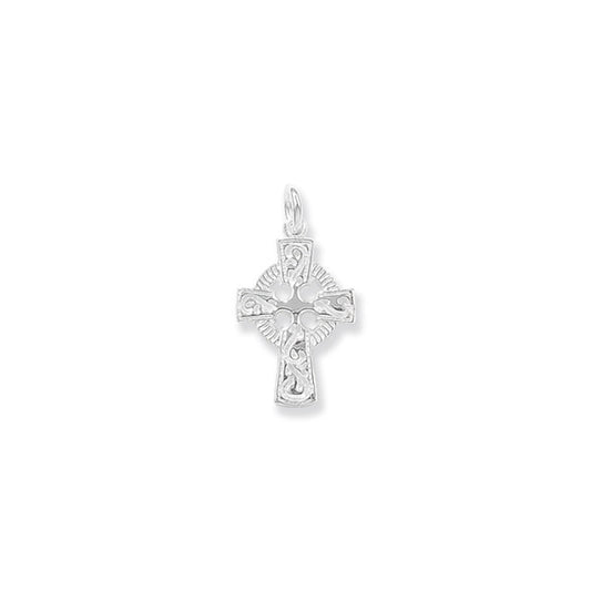 Silver Holy Communion Celtic Cross Necklace - John Ross Jewellers