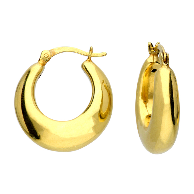 Sunshine Bold Creole Hoop Earrings - John Ross Jewellers