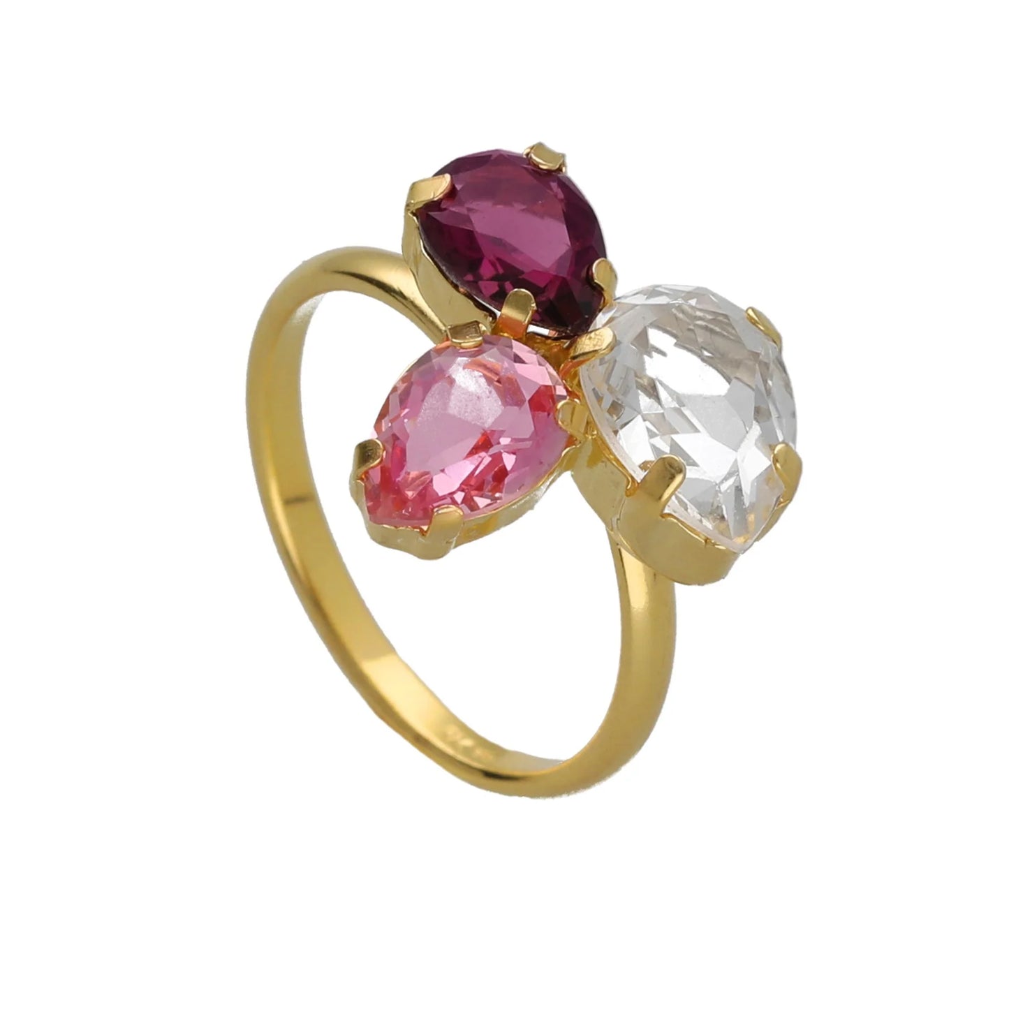 Victoria Cruz Crystal Glory Ring