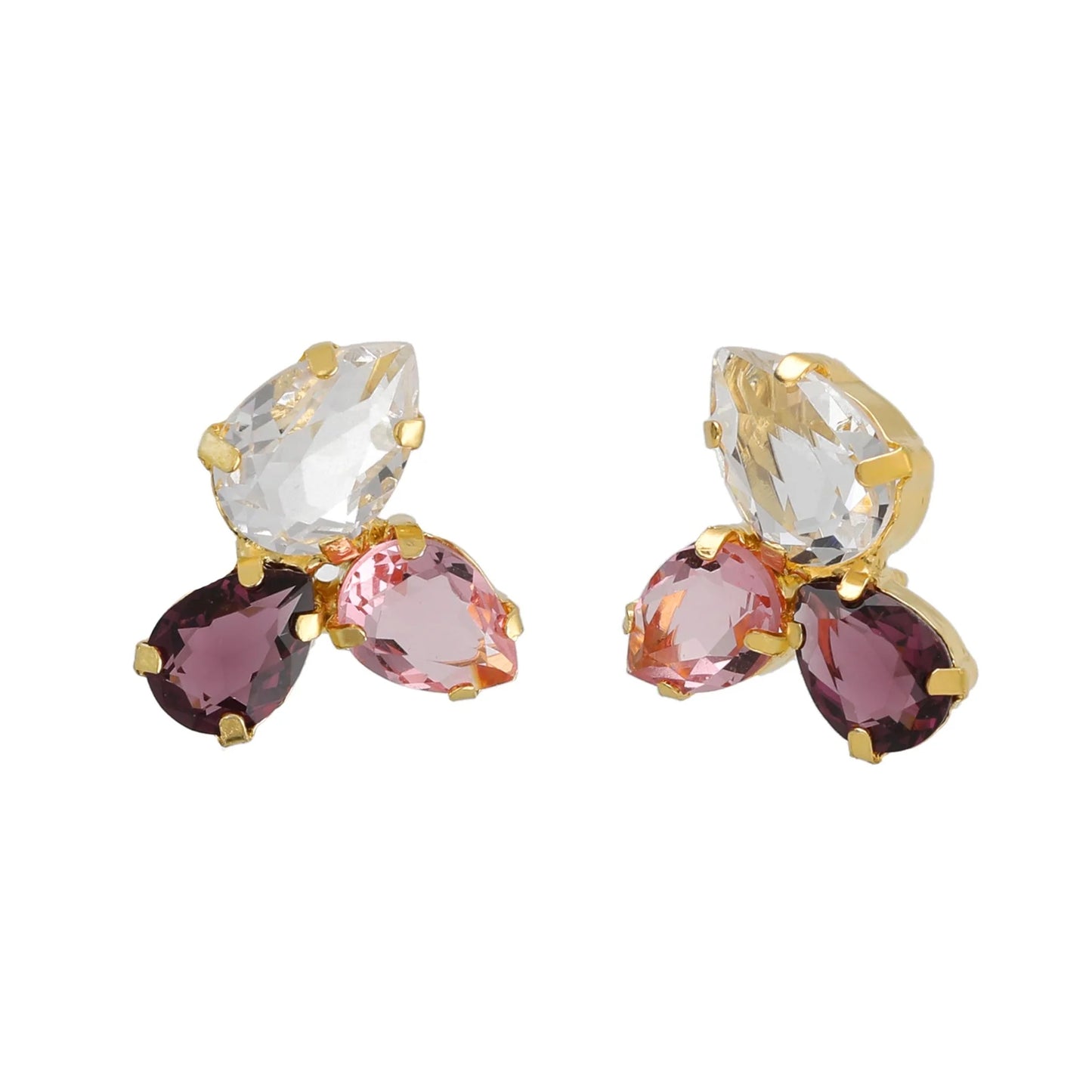 Victoria Cruz Glory Stud Earrings