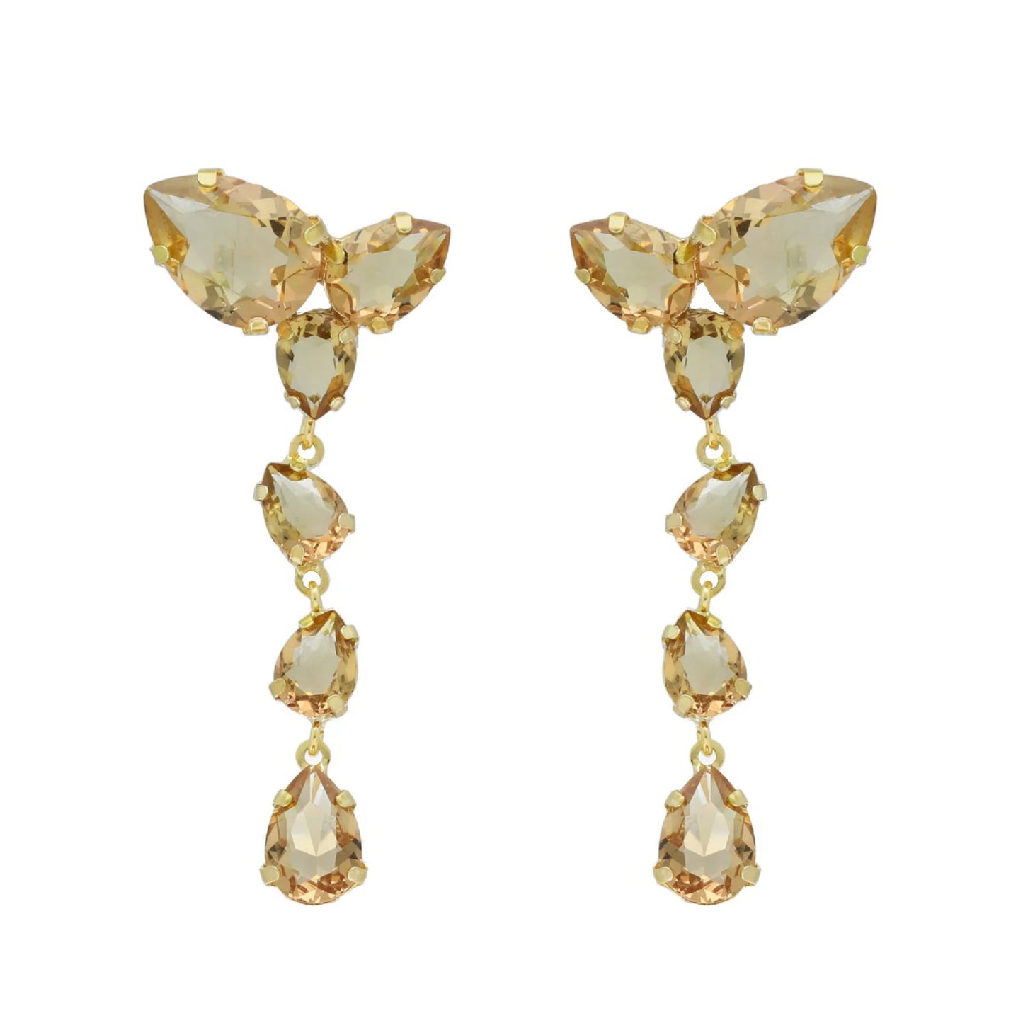 Victoria Cruz Magnolia Drop Earrings