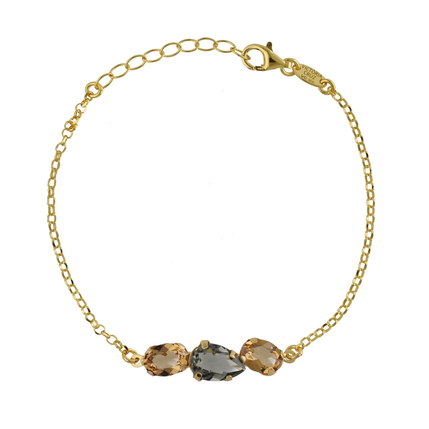 Victoria Cruz Champagne Bracelet