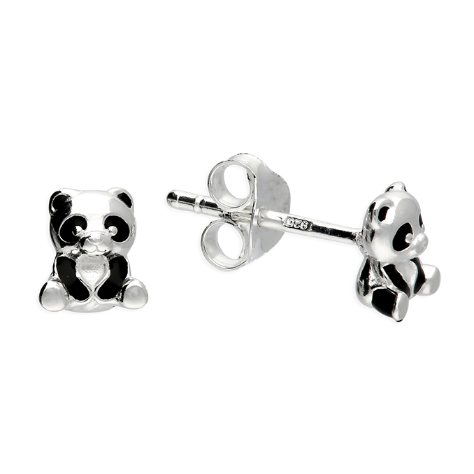 Petite Panda Stud Earrings - John Ross Jewellers
