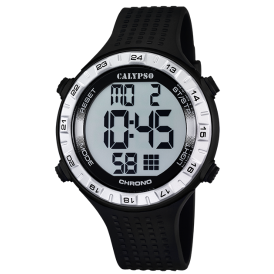 Q&Q Calypso Gents Black Digital Watch