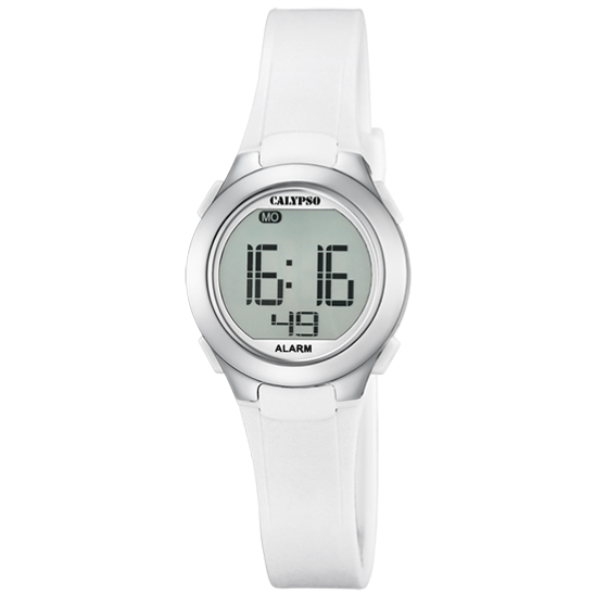 Q&Q Calypso Ladies Digital Watch | White - John Ross Jewellers