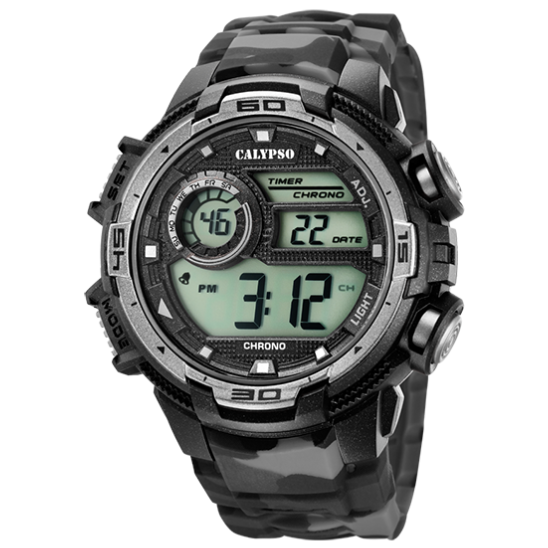 Q&Q Calypso Gents Black Digital Watch