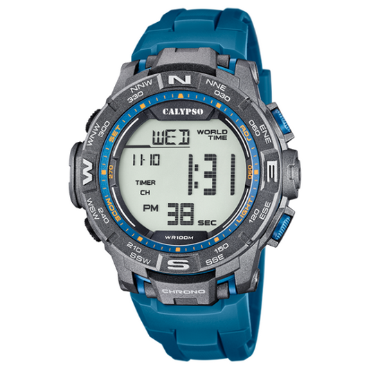 Q&Q Calypso Gents Digital Watch | Blue