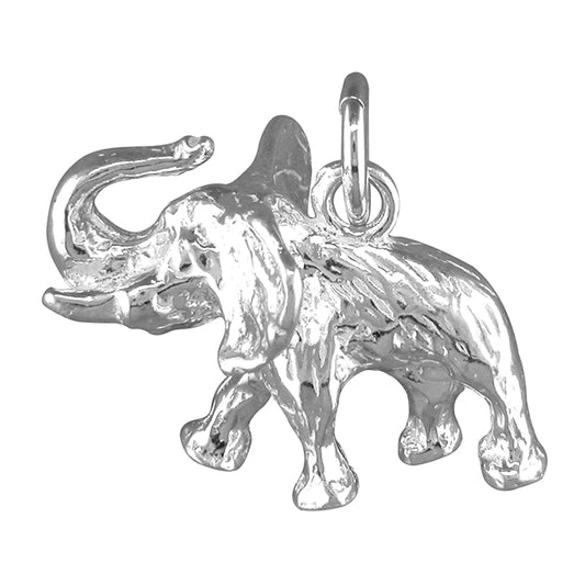 Silver Elephant Charm - John Ross Jewellers