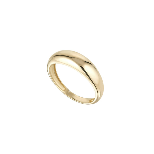 9ct Gold Domed Ring - John Ross Jewellers