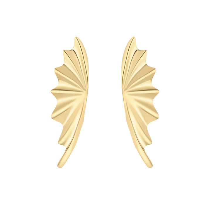 9ct Gold Winged Earrings