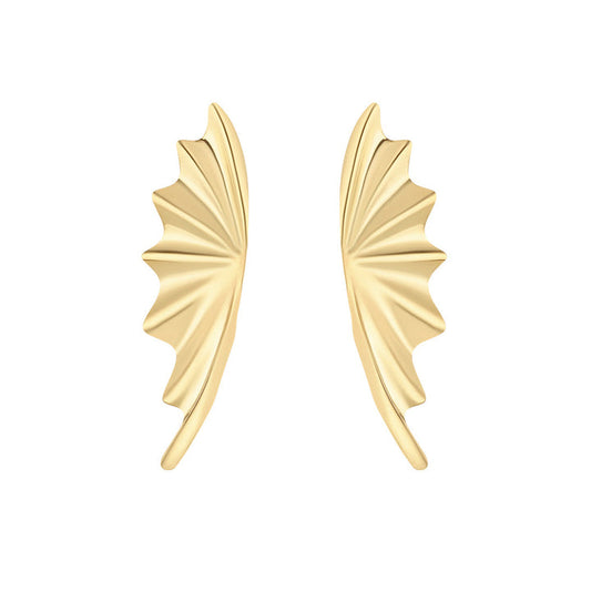 9ct Gold Winged Earrings