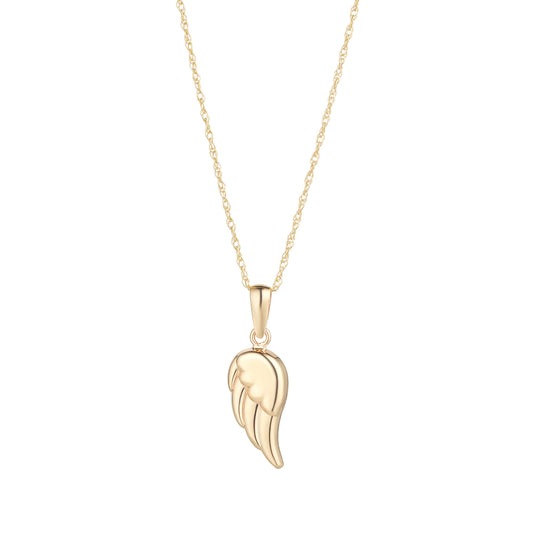 9ct Gold Angel Wing Necklace