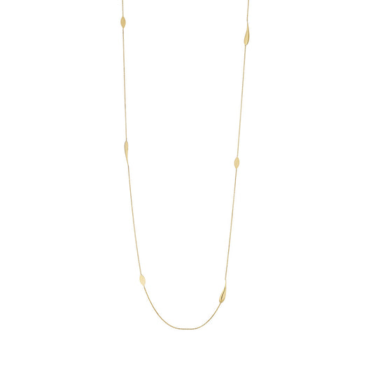 9ct Gold Drops Long Necklace - John Ross Jewellers